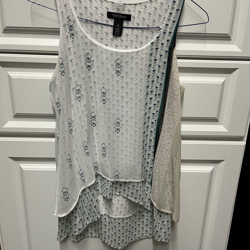 WHBM long tunic style top